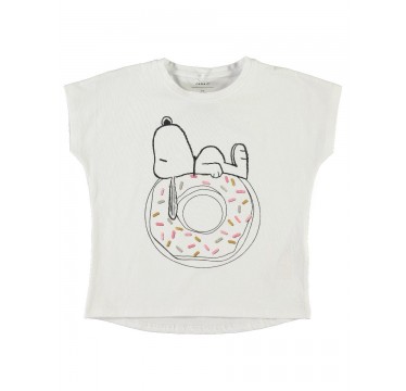 Name it t-shirt giro collo con stampa mod. Snoopy